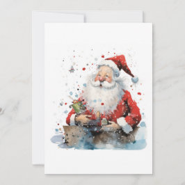 Invitación Papá Noel, Santa Claus, Navidad