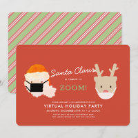 Papá Noel se acerca a la fiesta virtual de vacacio
