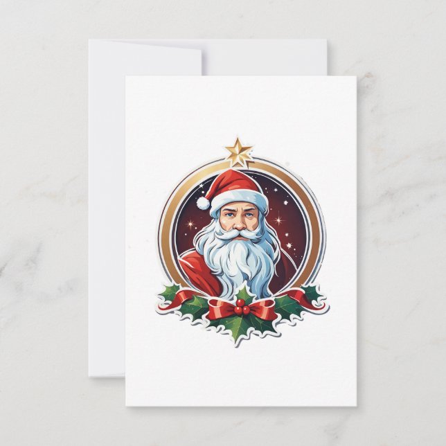 Invitación ¡Papá Noel viene a la ciudad! (Anverso)