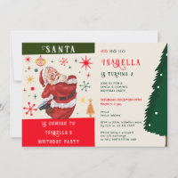 Papá Noel viene Fiesta de intercambio de regalos d