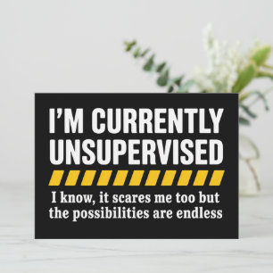 Invitación Papá Sarcástico Día del Padre Actualmente sin Supe