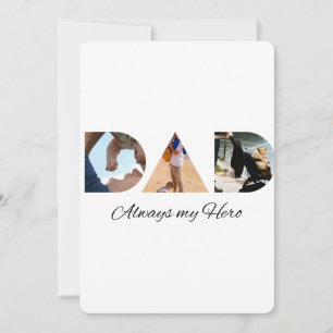 Invitación PAPÁ: Siempre mi héroe