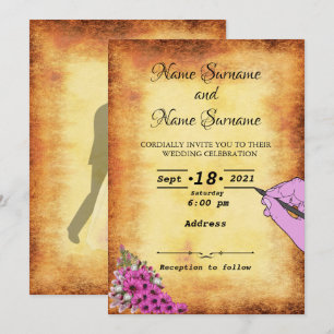 Invitación Papel cosmético