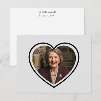 Invitación Papel de carta personal: Corazón Arcoíris