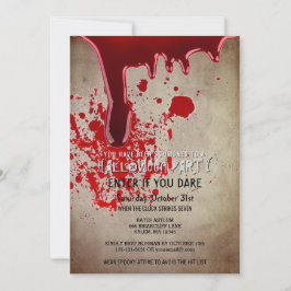 Invitación Papel de cosquillas para la fiesta de Halloween