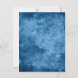 Invitación Papel de cuadernillo imprimible con tinta azul