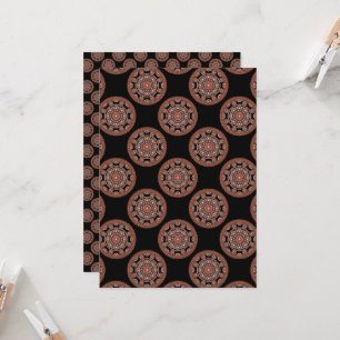 Invitación Papel de cuaderno de dot de origen bohemio