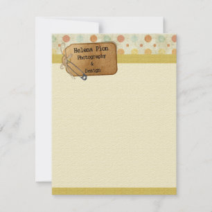 Invitación Papel de escritura comercial