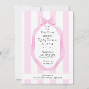 Invitación Papel de fondo de escritorio de color rosa tiras C