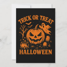 Papel de Halloween con truco o truco