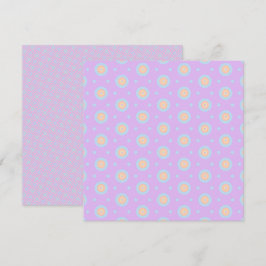 Invitación Papel de patrones de arcoiris geométrico en paquet