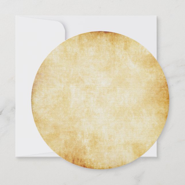 Invitación Papel de pergamino del fondo el | (Reverso)