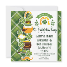Papel divertido St. Patrick's Day Leprechauns Beer