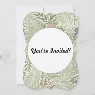 Invitación Papel pintado floral Larkspur de William Morris