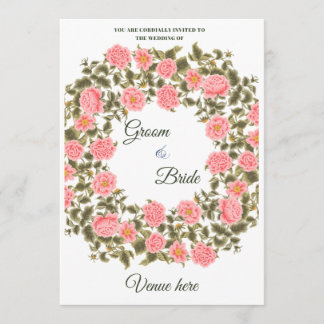 Invitación Papelería de Boda Floral Botánica Caprichosa