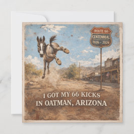 Invitación Papelería de la Estación de Burros del Desierto de