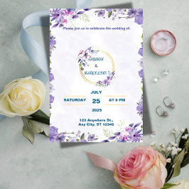 Invitación Papelería de Lujo para una Boda de Lujo
