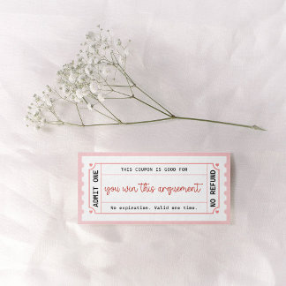 Invitación Paquete de cupones románticos de amor para él o el