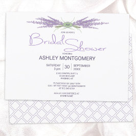 Invitación Paquetes de flor de lavadora de hierba para la duc