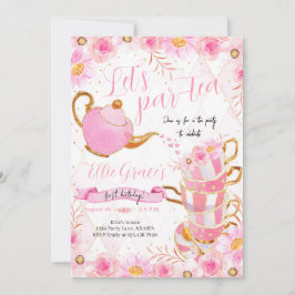 Invitación Par-tea Tea Fiesta
