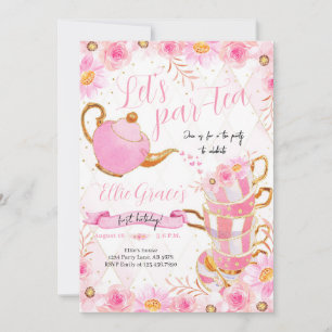 Invitación Par-tea Tea Fiesta