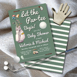 Invitación Par-tee Golf Baby Shower