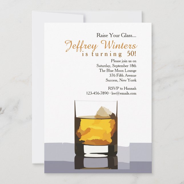 Invitación para Alzar la Copa (Anverso)