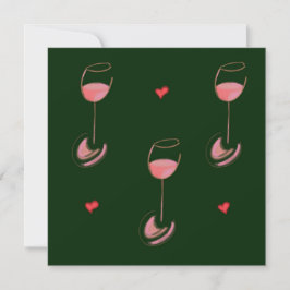 Invitación para amantes del vino