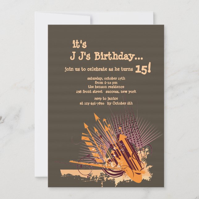 Invitación para Apuntar al Cielo (Anverso)