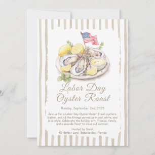 Invitación para Asar Ostiones en el Día del Trabaj