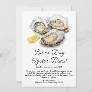 Invitación para Asar Ostiones en el Día del Trabaj