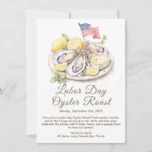 Invitación para Asar Ostiones en el Día del Trabaj