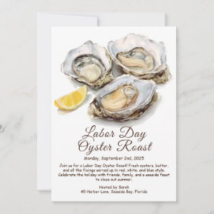 Invitación para Asar Ostiones en el Día del Trabaj