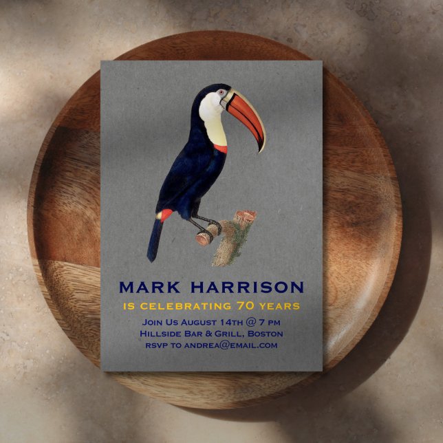 Invitación para aves de cumpleaños (Subido por el creador)