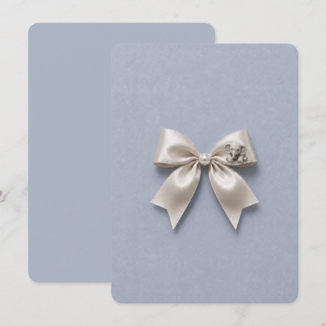 Invitación para Baby Shower (Anverso / Reverso)