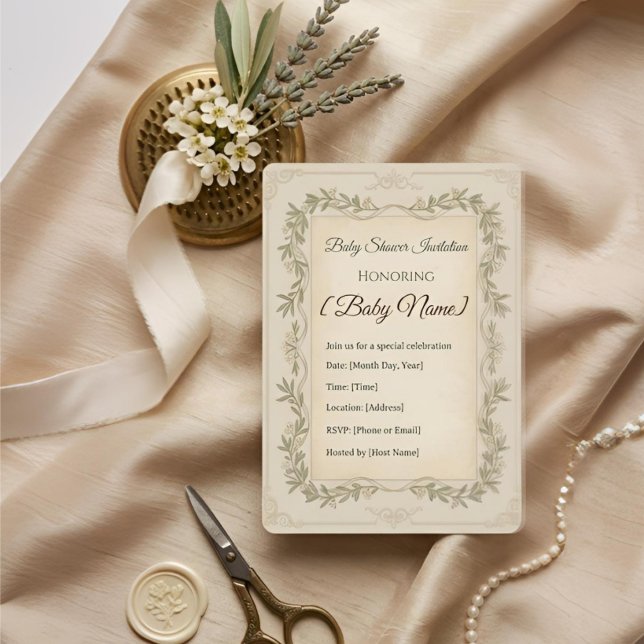 Invitación para Baby Shower (Subido por el creador)