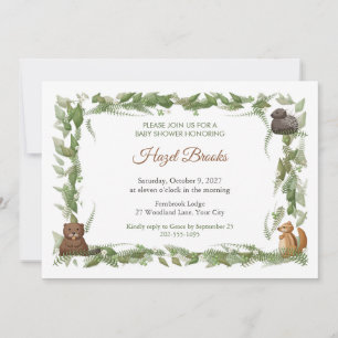 Invitación para baby shower Bracken Hollow