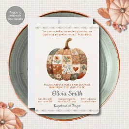 Invitación para baby shower con versículo bíblico 