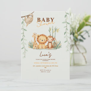 Invitación para Baby Shower de Aventura Pequeña Sa