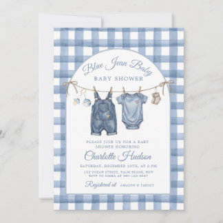 Invitación para baby shower de bebé con tema de me