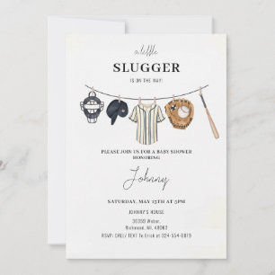 Invitación para Baby Shower de Béisbol