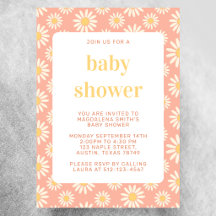Invitación para Baby Shower de Daisy