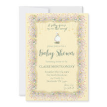 Invitación para baby shower de Ganso Tonto