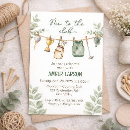 Invitación para Baby Shower de Golf | Nuevo en el 