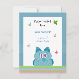 Invitación para baby shower de Hooty Owl Baby