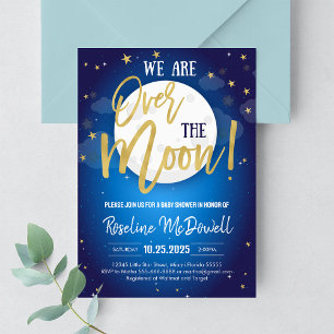 Invitación para Baby Shower de la Galaxia Más Allá