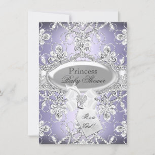 Invitación para baby shower de la Princesa Tiara d