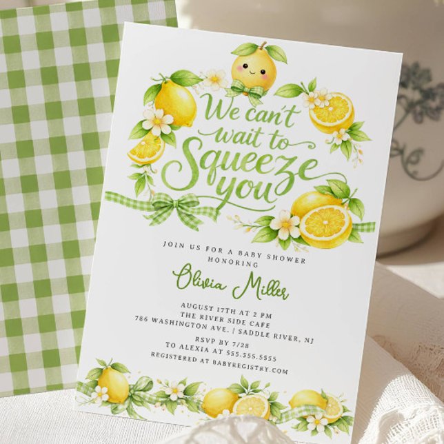 Invitación para Baby Shower de Limón (Subido por el creador)