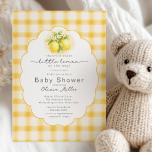 Invitación para Baby Shower de Limoncito Dulce