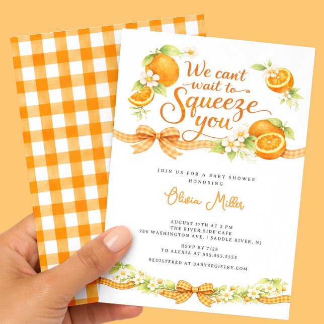 Invitación para Baby Shower de Little Cutie (Subido por el creador)